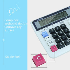Deli 2135 Computadora Teclado Calculadora Bo...