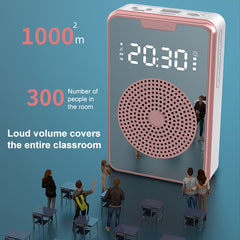 Amplificador de micrófono portátil para ense...