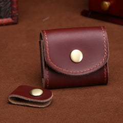 S122 Vintage Mini bolso de piel para auricul...