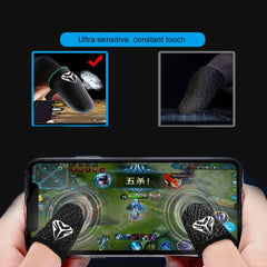 Guantes de dedos superconductores resistentes al sudor para juegos