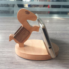 Soporte para teléfono móvil de madera Soport...