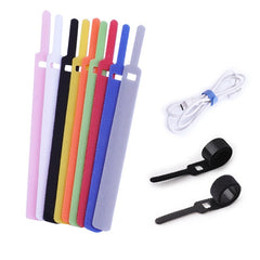 50 Uds. Organizador de cables de datos autoa...