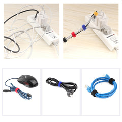 50 Uds. Organizador de cables de datos autoa...