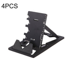 Tarjeta de herramienta Mini EDC con soporte para teléfono de 4 piezas