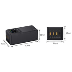 Cargador rápido de batería de 300 W con pant...