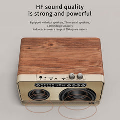 Altavoz de radio Bluetooth inalámbrico para el hogar W1