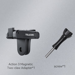 Para DJI OSMO Action 3 TELESIN Adaptador mag...