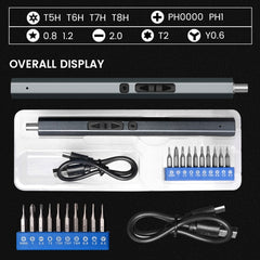 Mini destornillador eléctrico recargable 11 ...