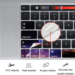Para Macbook Air 5 uds teclado de ordenador portátil pegatina de PVC