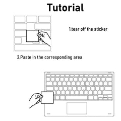Para Macbook Air 5 uds teclado de ordenador portátil pegatina de PVC