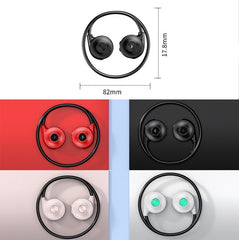 Auriculares Bluetooth con altavoz vibrador e...