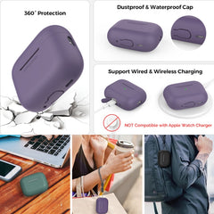 Para AirPods Pro 2 AhaStyle PT187 Funda protectora de silicona
