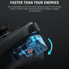 Gamepad mecánico completo Bluetooth con cabl...