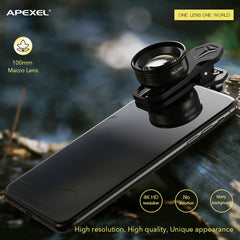 APEXEL APL-HB100MM HD Insect Jewelry 100 Mic...