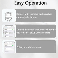 AUX 2RCA TF Adaptador Bluetooth Transmisor R...
