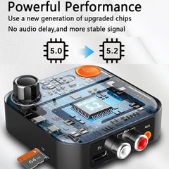 AUX 2RCA TF Adaptador Bluetooth Transmisor R...