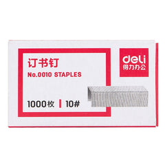 Deli 0010 1000 unids/caja máquina de reserva portátil grapas