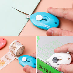 Deli 2050 pequeño mini color caramelo cuchillo utilitario papelería