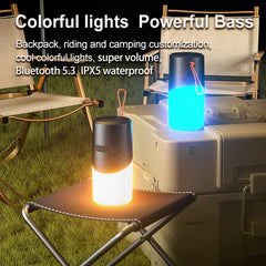 Altavoz Bluetooth inalámbrico con luz RGB