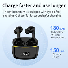 Auriculares Bluetooth J2 con compartimento de carga digital