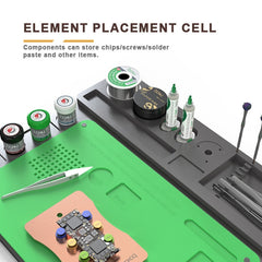 BAKU BA-692 Almohadilla aislante de mantenimiento de microscopio 2 en 1