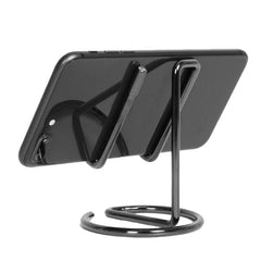 Soporte perezoso para teléfono y tableta de escritorio estable de hierro forjado