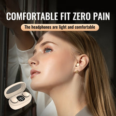 Mini auriculares Bluetooth TWS con contenedo...