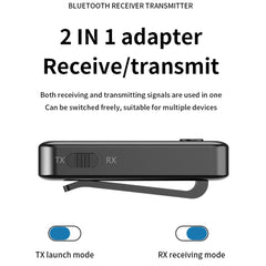 2 en 1 AUX Bluetooth 5.3 Receptor Transmisor...