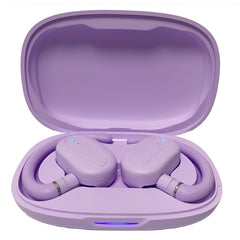 Auriculares Bluetooth tipo suspensión con contenedor de carga
