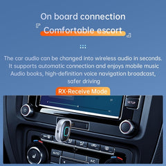 Transmisor receptor de audio AUX Bluetooth 5...