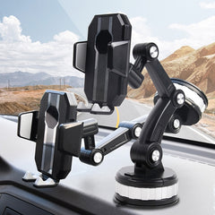 Soporte para teléfono de coche con ventosa y soporte de navegación