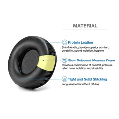 1 par de fundas de esponja para Pioneer HDJ-X5 / HDJ-X7 / HDJ-X10