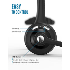 Auriculares inalámbricos mono Bluetooth 5.0 para empresas