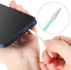 Kit de limpieza de tapones antipolvo de metal para teléfonos con interfaz tipo C