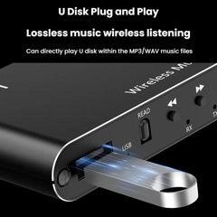 Adaptador de audio 2 en 1 con amplificador A...