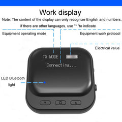 Adaptador TR82 Bluetooth 5.2 para transmisión y recepción 2 en 1