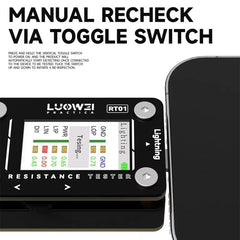 Comprobador automático de enchufe trasero de...
