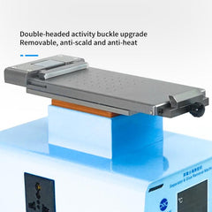 Mesa calefactora para separar pantallas curv...