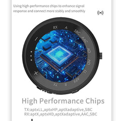 Adaptador de audio Bluetooth 5.4 2 en 1 con ...