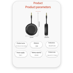 Adaptador de audio Bluetooth 5.4 2 en 1 con ...