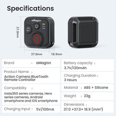 Control remoto inalámbrico Bluetooth aMagisn...