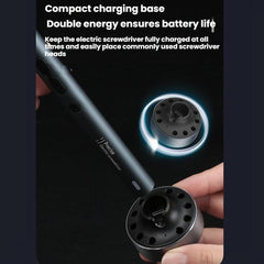 Juego de destornilladores eléctricos con min...