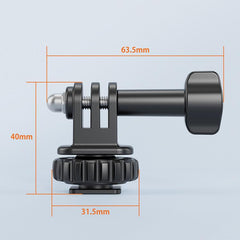Adaptador VRIG AC24 de 1/4" para zapata fría a cámara de acción