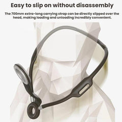 Soporte magnético para teléfono tipo collar para selfies con banda para el cuello, ideal para transmisiones en vivo al aire libre.