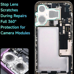 Tapa magnética para lente de cámara de iPhone con doble/triple lente