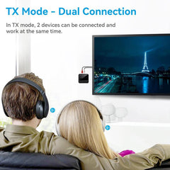 Adaptador transmisor/receptor de audio Bluet...