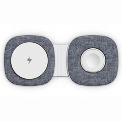 Cargador inalámbrico magnético plegable portátil T2 de 15 W 3 en 1