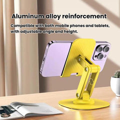 Soporte para teléfono de aleación de aluminio con rotación de 360 grados, K69 (2 unidades)