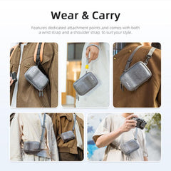 Funda universal para cámara de acción y empuñadura para fotografía callejera.