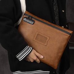 Estuche para documentos de cuero con cierre de contraseña KOSMCCO CL250